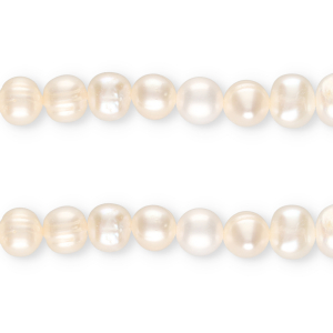 TQ Freshwater pearls round 9-10mm Natural White