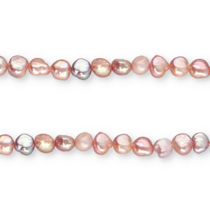 TQ Freshwater pearls nugget Seashell Pink