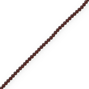 Top faceted beads 3x2mm disc Dark Lavender Grey