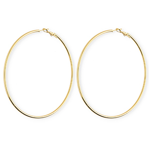 Stainless steel earrings&nbsp;/&nbsp;creoles Gold