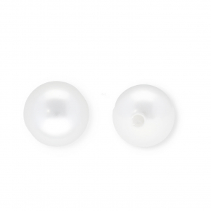 Imitation freshwater pearls round White