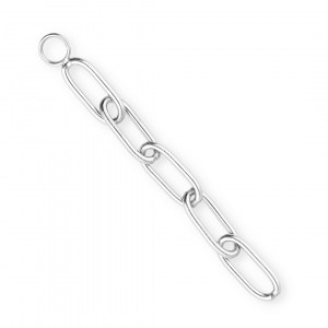 BY31&reg; Stainless steel anchor chain link charms Silver