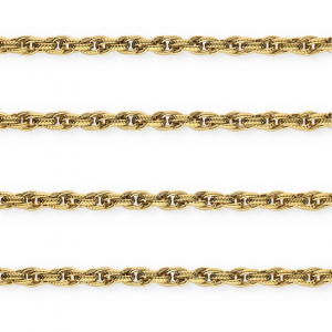 Stainless steel findings belcher chain twist Gold