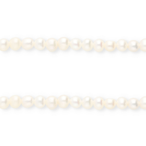 TQ Freshwater pearls oval Natural white