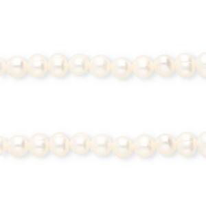 TQ Freshwater pearls oval Natural white