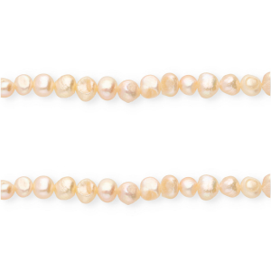 Imperfect freshwater pearls nugget 5-6mm Seashell Pink