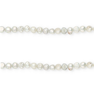 Imperfect freshwater pearls nugget oval Light Greenish Grey