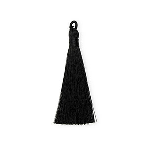 Tassels 8 cm Black
