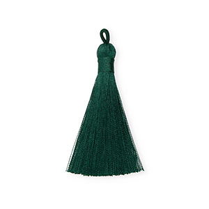 Tassels 8cm Forest Green