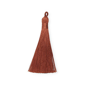 Tassels 8cm Brown