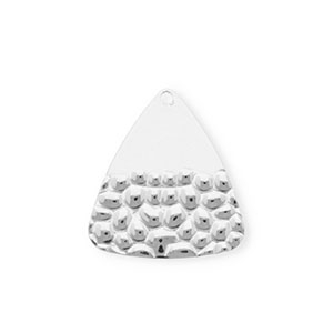 Stainless steel charms triangle Silver
