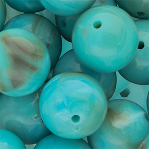 18 mm Acrylic beads round = PROPER(W17)