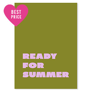 BY31&reg; Jewellery cards "Ready for summer" Green-Purple