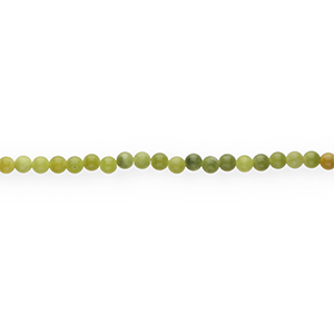 Natural stone beads Serpentine 6mm Army Green