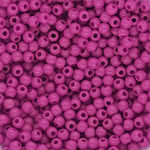 4 mm DQ acrylic beads shiny Magenta