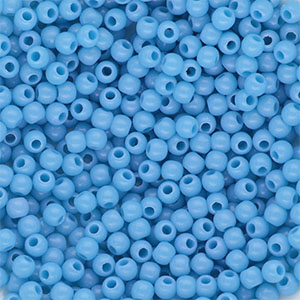 4 mm DQ acrylic beads shiny Blue