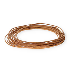 leather round 1,5mm Light Brown