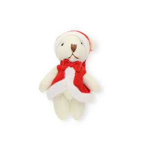 Statement charms polar bear Red-White-Off White