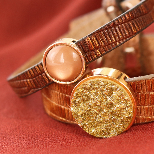 Get inspired: Cuoio bracelets in trendy winter colours