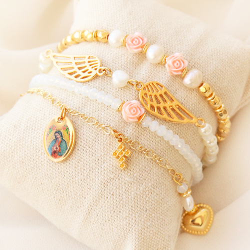 You can make all this with the religious DQ European metal symbols: