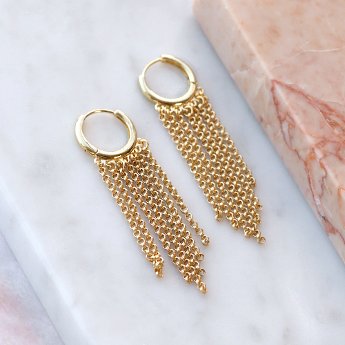 Get creative with brass TQ metal creoles