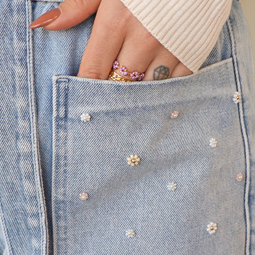 To create jewellery or to embellish clothes