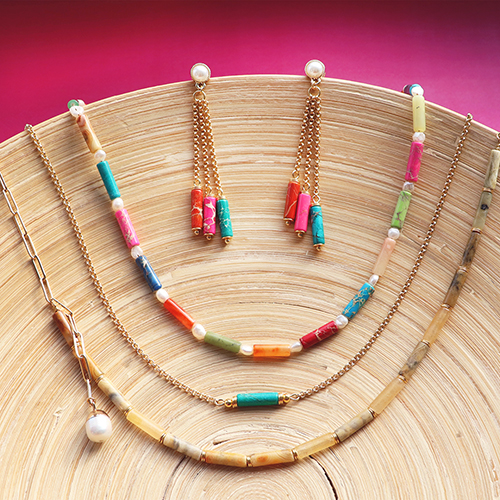 How to make matching necklaces and earrings
