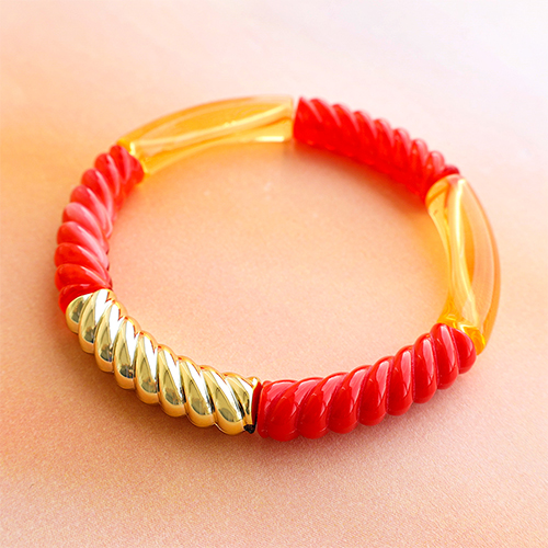 Getting started with twisted acrylic tube beads for trendy jewellery
