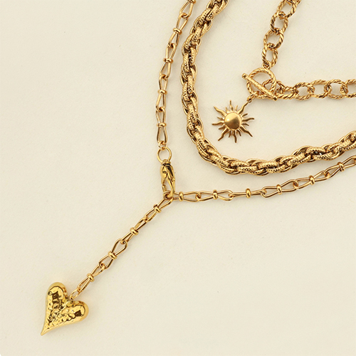 Inspiration with stainless steel belcher chain