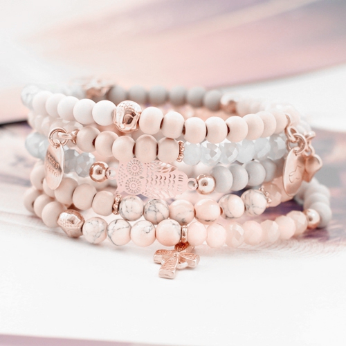 Dreamy jewellery made for girly girls with shiny faceted beads !!!