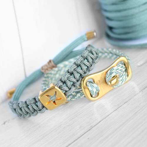 Jewellery made of Surfcord with parts of Designer Quality items and more