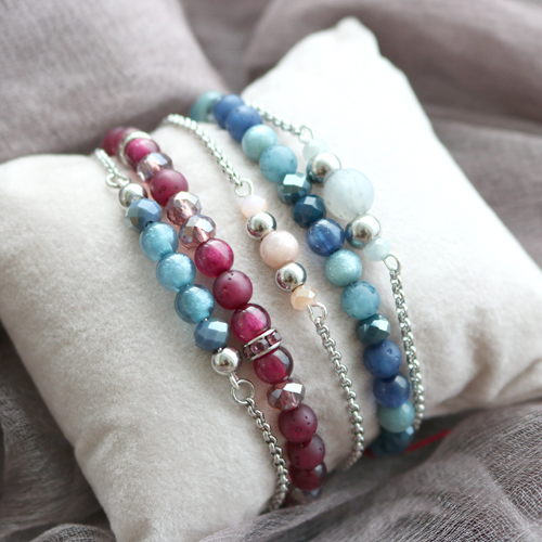 These shiny Polaris Elements beads make every piece of jewellery an exclusive eyecatcher!