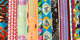 Colourful bandana scarves 