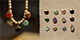 Beautiful natural stone charms from India 