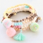 Caribbean jewellery with coconut beads and colourful beads!