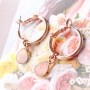 Fine bracelets with crystal glass charms and connectors