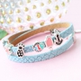 Bracelets with charms, connectors and jewellery findings of DQ European metal!