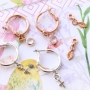 MIX AND MATCH! Changeable minimalist earrings with trendy pendants!