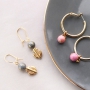 Jewellery with new jade natural stone beads and golden details!