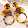 Create beautiful earrings with our trendy resin pendants