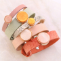 Cuoio bracelets and keychains inspiration with Polaris Elements cabochons 