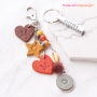 Create trendy keychains with our new ImpressArt items and leather pendants