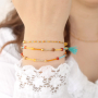 Jewellery making with new Miyuki seed beads in cheerful colours