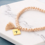 These bracelets can easily be made with our new top faceted bracelets