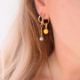 DIY: matching jewellery with Ibiza look made of natural stone beads jade