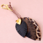 Create earrings and keychains with our new faux leather pendants