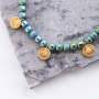 Make trendy jewellery with holographic glass beads