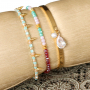 Cheerful fashion jewellery with new faceted beads