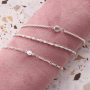 This is the trend of AW &lsquo;19/&rsquo;20: Earrings, bracelets and necklaces with crystal glass and belcher chain
