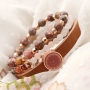 See here what you can make with natural stone beads: